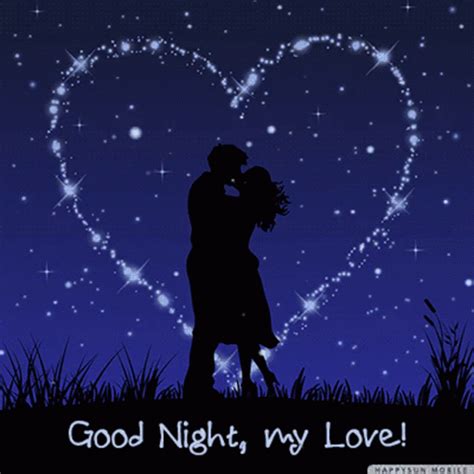 Good night love gif kiss